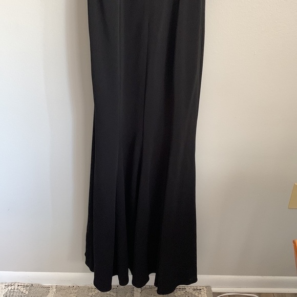 Jay Godfrey Joseph asymmetric ruffle gown black size 4n - Picture 6 of 10